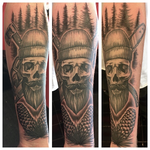 Lumber Jack skull