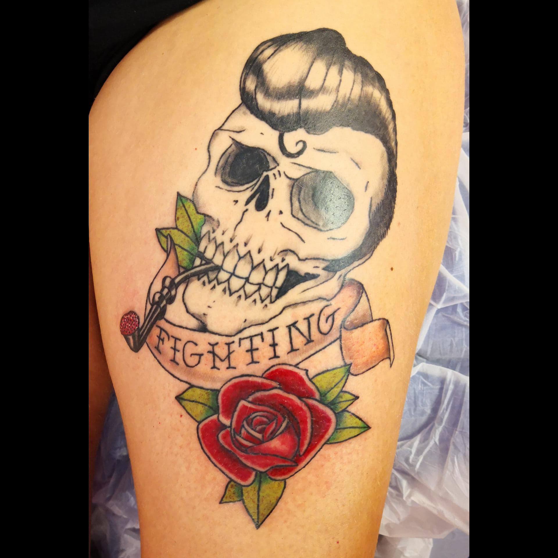 Rockabilly skull nr 2